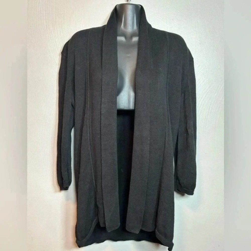 Talbots Women's Sweater Cardigan Black Petite Size XS